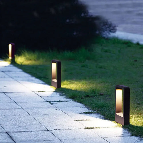 Outdoor Garden Lamp LED Standing Stainless Steel Waterproof Modern