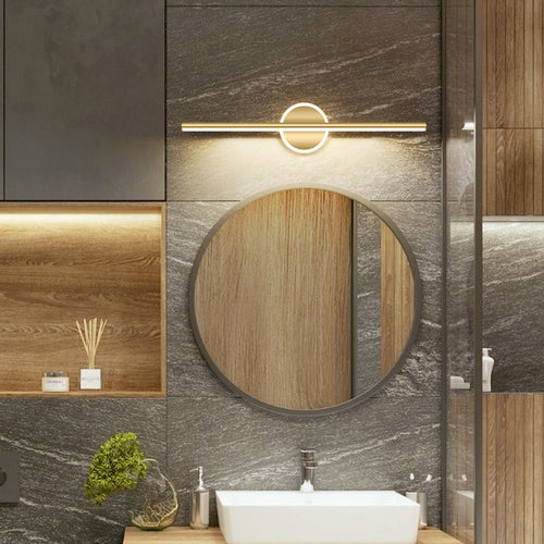 Nova - Modern LED Wall Light Black and Gold