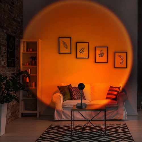 GlowGlimpse - Create a Magical Atmosphere with the Sunset LED Table Lamp by GlowGlimpse
