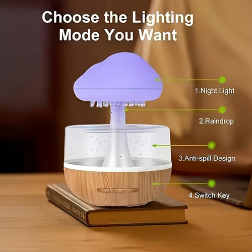 PhantomGlow - USB Table Lamp and Air Humidifier, Decorative Light