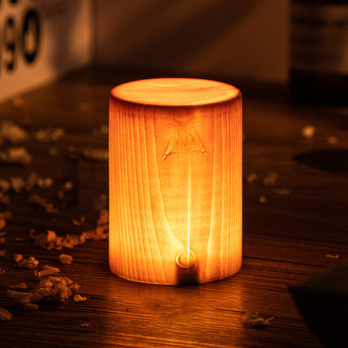 LumiWood - LED Table Lamp with Battery and Touch Control