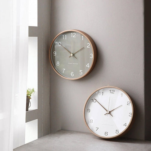 Analogue Wooden Wall Decoration Clock for Home