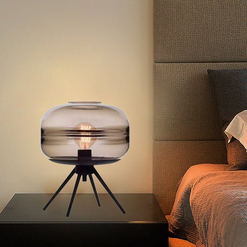 GlassLuxe – Modern Four-Legged Table Lamp with Stylish Design