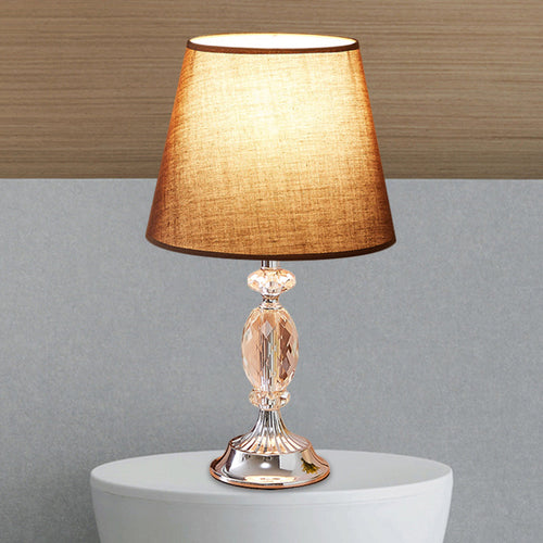 LuxLight - Design Table Lamp with Tapered Shape and Faceted Glass Blocks