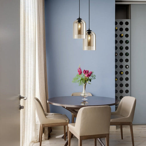 Modern Minimalist Glass Pendant Light