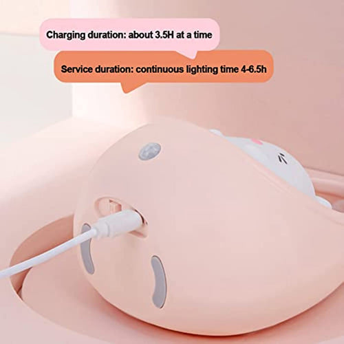 BunnyGlow - USB Rechargeable Animal Night Light with Motion Sensor