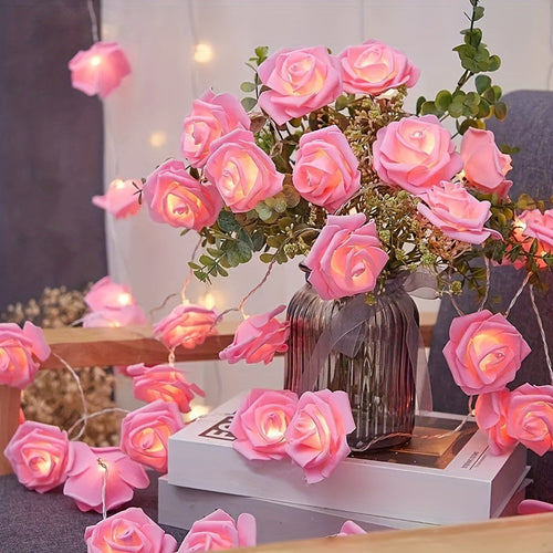 BloomLights - LED Rose Flower String Lighting