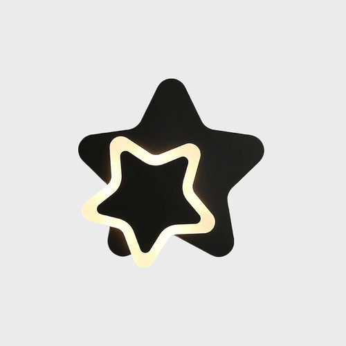 ScandinavianStar - Scandinavian LED Wall Light in Black/White with Acrylic Shade