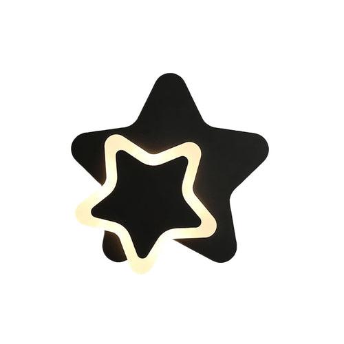 ScandinavianStar - Scandinavian LED Wall Light in Black/White with Acrylic Shade
