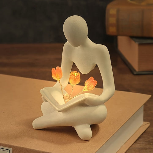 ArtTulip - Abstract Tulip Night Light Made from Art Resin