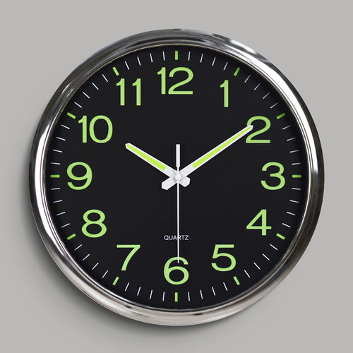 Silent Time – Illuminated Classroom Clock 30 cm