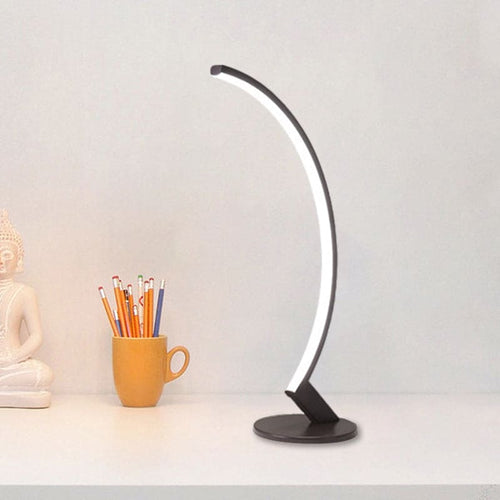 Luminoso - Illuminate Your Space with the Stylish Arc Metal Modern Table Lamp by Luminoso