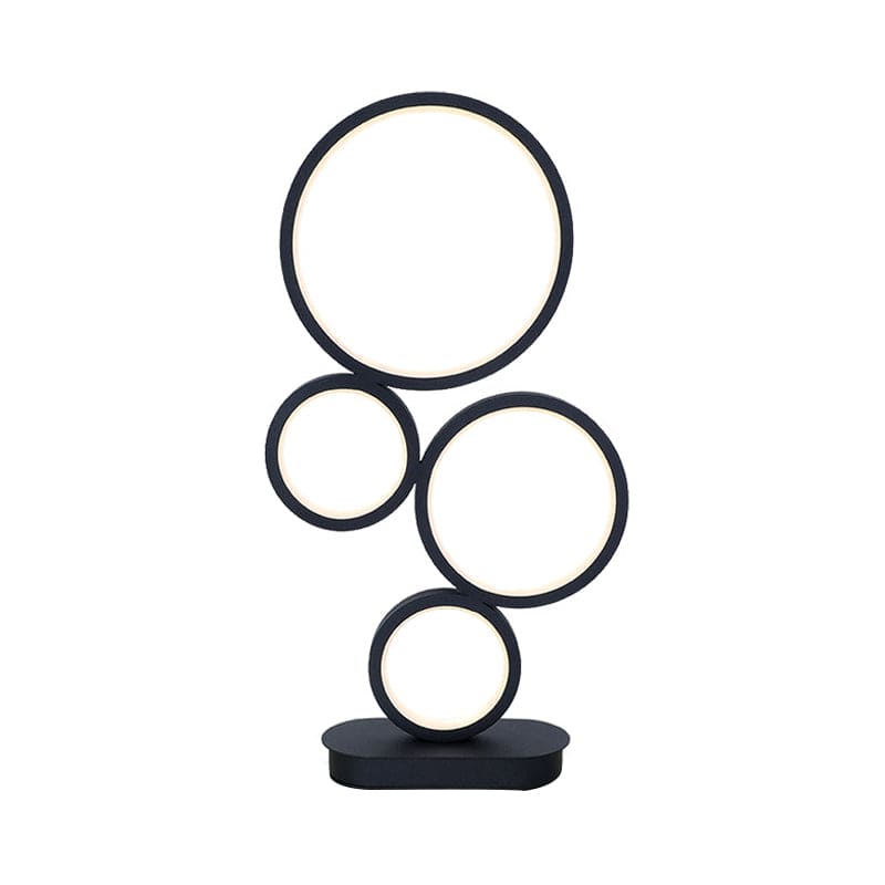 NinaLight - Stacked Table Lamp with Circular Base
