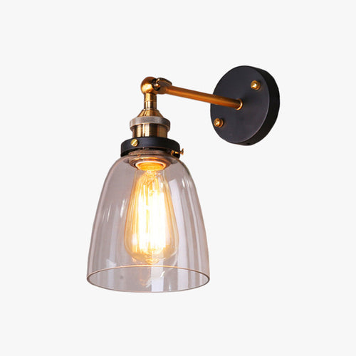 NoirLuxe - Modern LED Wall Light Black/Gold