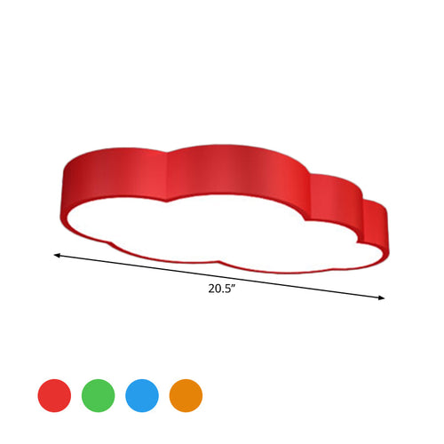 CloudCeiling - Kids Room LED Ceiling Light in Red/Yellow/Blue