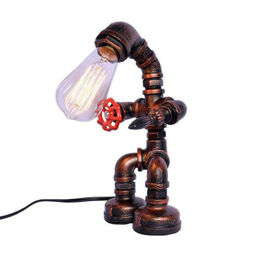 RoboLume - Retro-Futuristic Robot Table Lamp