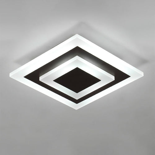 Round/Square LED Ceiling Light - Modern Acrylic