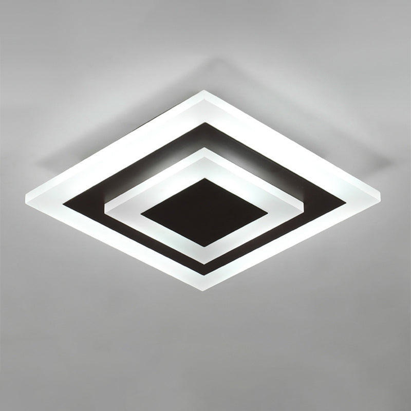 Round/Square LED Ceiling Light - Modern Acrylic