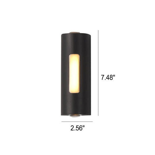 Modern Minimalist Cylindrical Outdoor LED Wall Light
