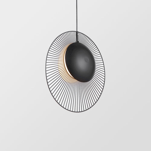 Minimalist Black Metal Pendant Light for Dining Room