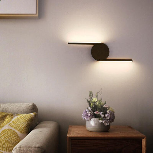 Modern Minimalist Curves Line LED Wall Light Single Light