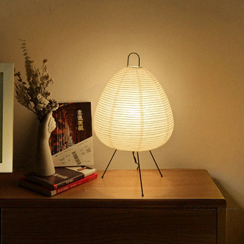 RadiantHue - Japanese Rice Paper Table Lamp