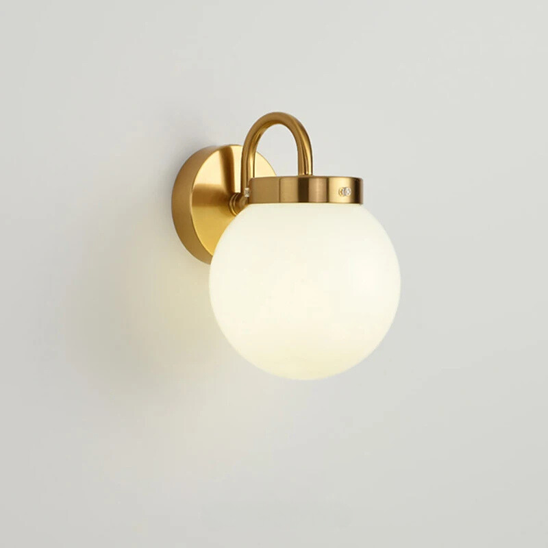 ModernWall - Nordic LED Wall Lamp with Glass Shade for Ambient Indoor Lighting