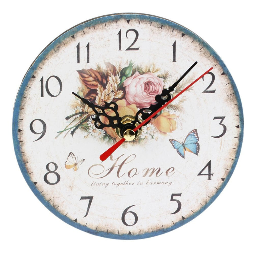 Blossom Butterfly Wall Clock
