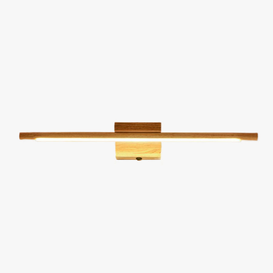 Ozawa Modern Linear LED Wall Light - Indoor, Bathroom, Acrylic Wood
