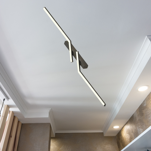LumiSmart LED Ceiling Light with Remote Control - Dimmable and Color Adjustable