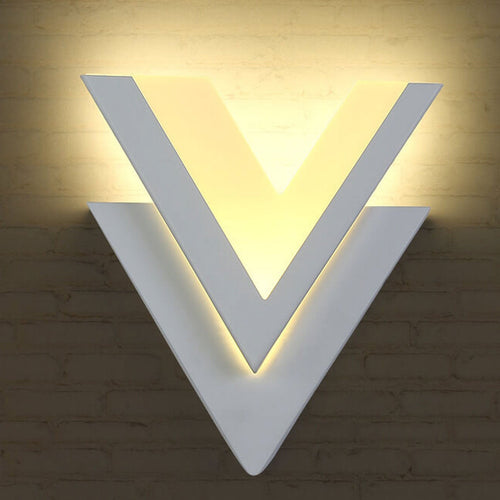 Minimalist V-Shaped LED Wall Light