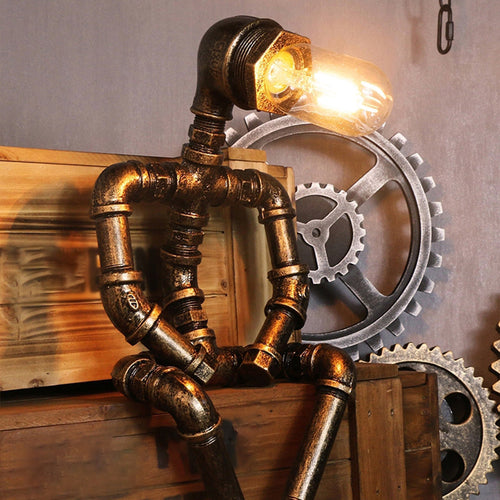 RoboLight - Innovative Bedroom Lamp in Robot Style