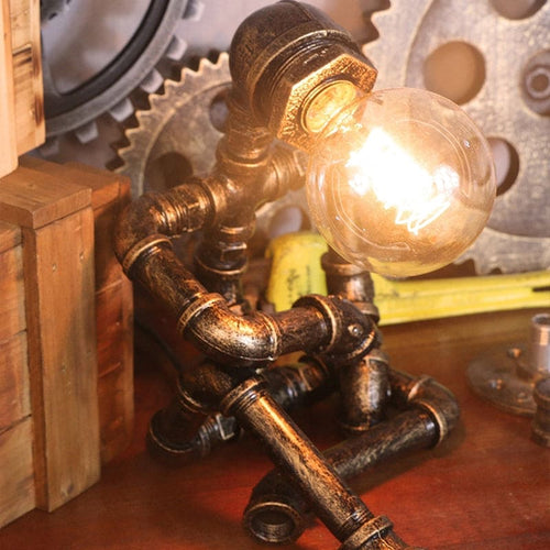RoboLight - Innovative Bedroom Lamp in Robot Style