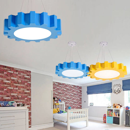 Playful LED Pendant Light for Children - Acrylic in Cheerful Colors