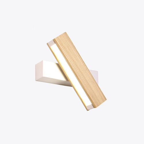 LinearLight - Modern Wood Rotatable LED Wall Light for Bedroom