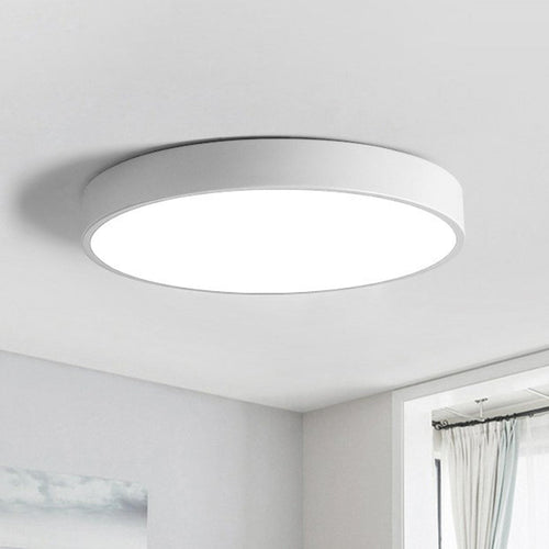 Elegant LED Ceiling Light - Ultra-Thin Round Nordic Style for Bedroom