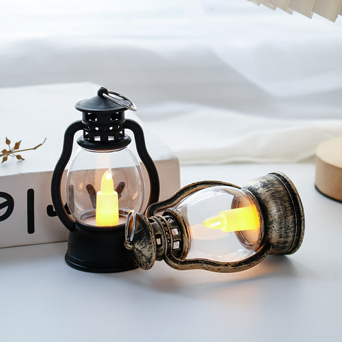 VintageGlow - Charming LED Christmas Lantern on Batteries