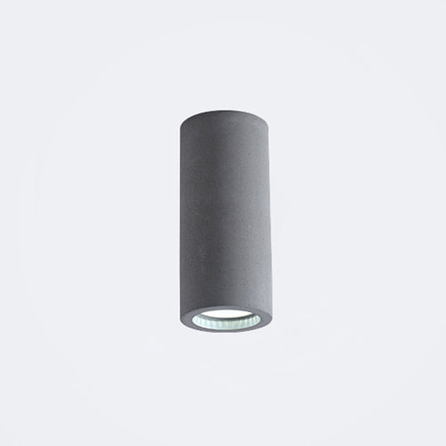 Cement Cylinder LED Ceiling Light - Minimalist Design