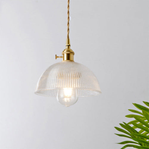 Refined Pendant Light - Glass Fixture for Restaurant