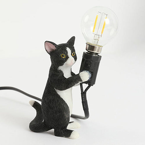 Kitten Night Light - Decorative Children's Room Table Lamp
