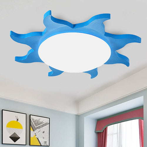 SunShape - Cartoon Wood Acrylic Ceiling Light for Kindergarten