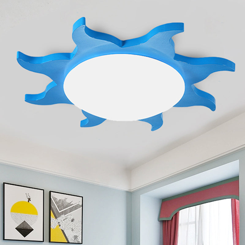 SunShape - Cartoon Wood Acrylic Ceiling Light for Kindergarten