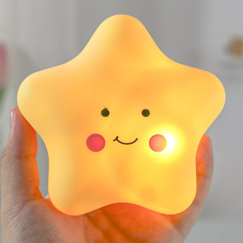 StarGlow - Cute Pentagram Night Light for Bedroom & Children's Room