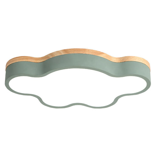 CloudLight - Acrylic Cloud LED Ceiling Light with Wooden Canopy