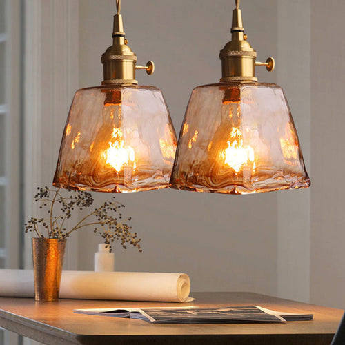Oval Ceiling Light with Crystal Prisms in Black