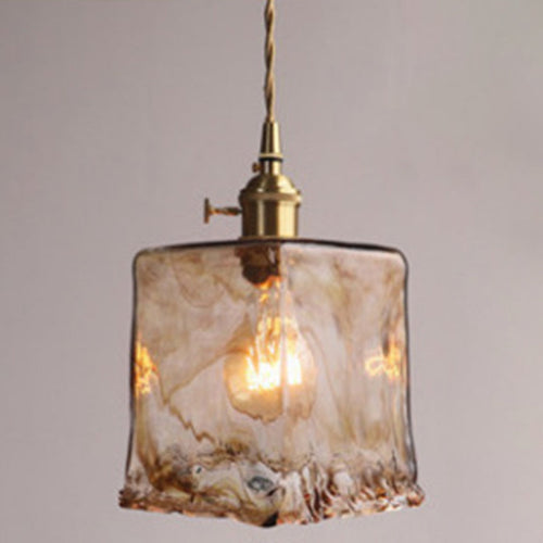 Oval Ceiling Light with Crystal Prisms in Black