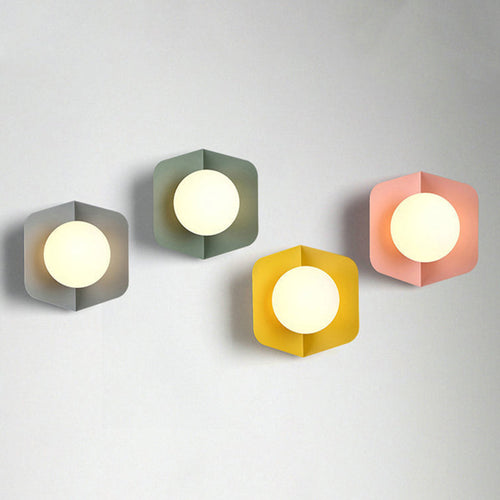 Macaroon - Modern Metal Indoor Wall Light, Nordic Style LED Lighting