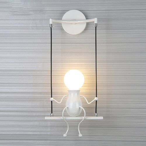 SwingDesign - Modern Wall Light with Swinging Figure