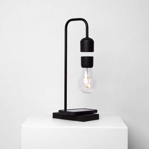 Minimalist Floating LED Lamp with Wireless Phone Charger