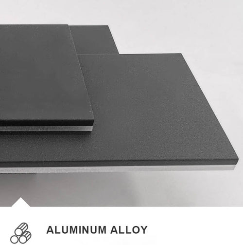 Minimalist Square Stacked LED Wall Light in Aluminum